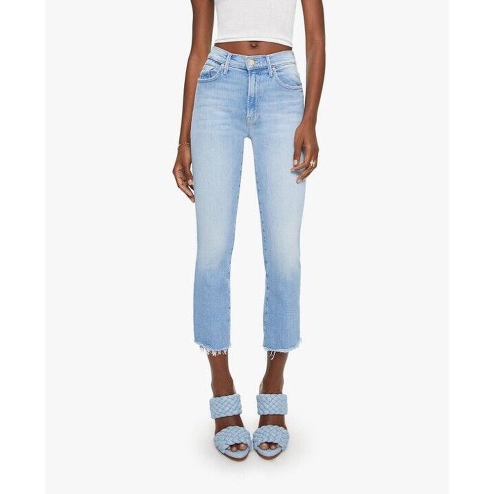NWT Mother The Insider Crop Step Fray In Limited Edition Size 26